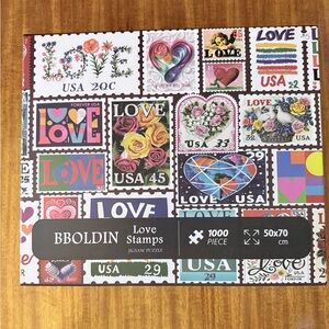 Love Stamps 1000 piece Jigsaw Puzzle